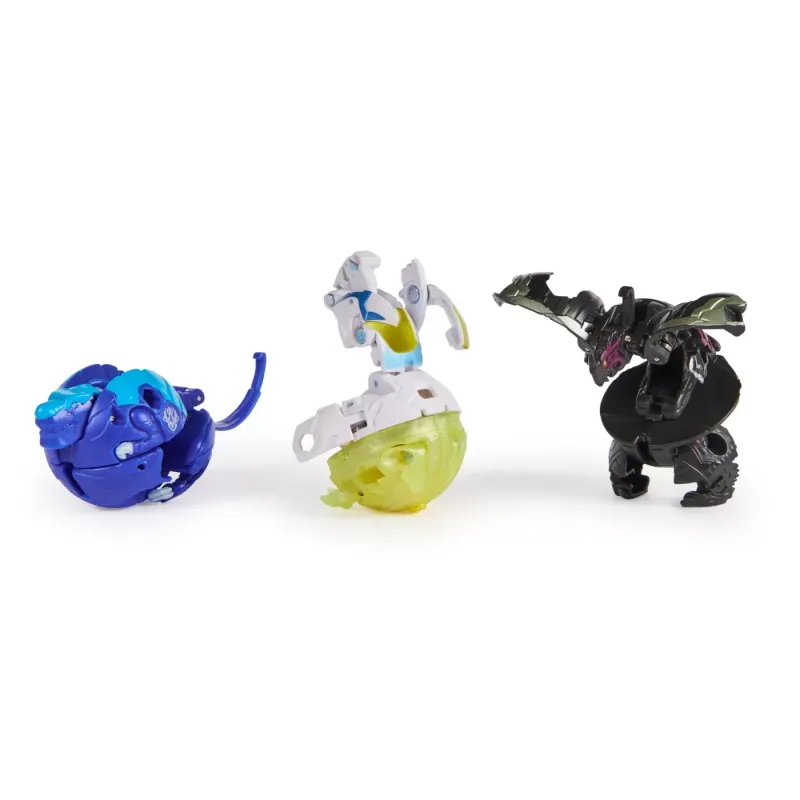 BAKUGAN STARTER PACK MANTID, TITANIUM DRAGONOID ȘI TROX