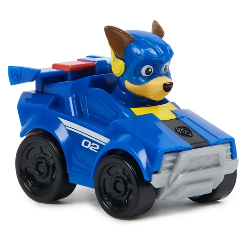 PATRULA CĂȚELUSILOR PUP SQUAD RACERS VEHICUL METALIC CHASE SCARA 1:55