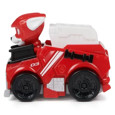 PATRULA CĂȚELUSILOR PUP SQUAD RACERS VEHICUL METALIC MARSHALL SCARA 1:55