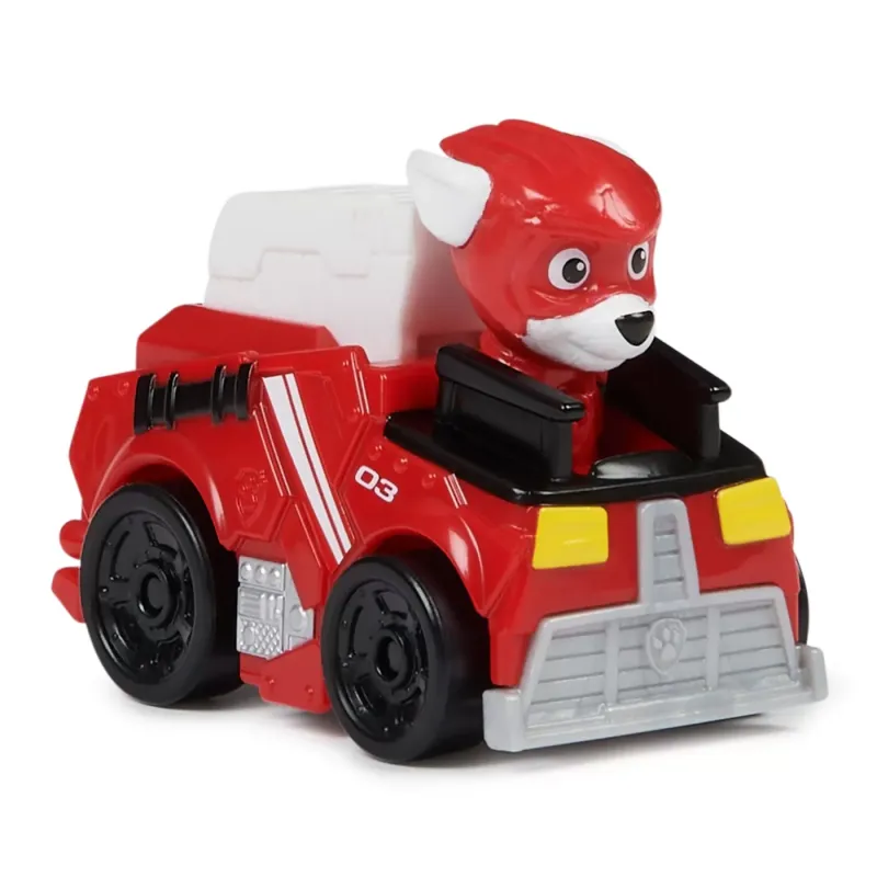 PATRULA CĂȚELUSILOR PUP SQUAD RACERS VEHICUL METALIC MARSHALL SCARA 1:55
