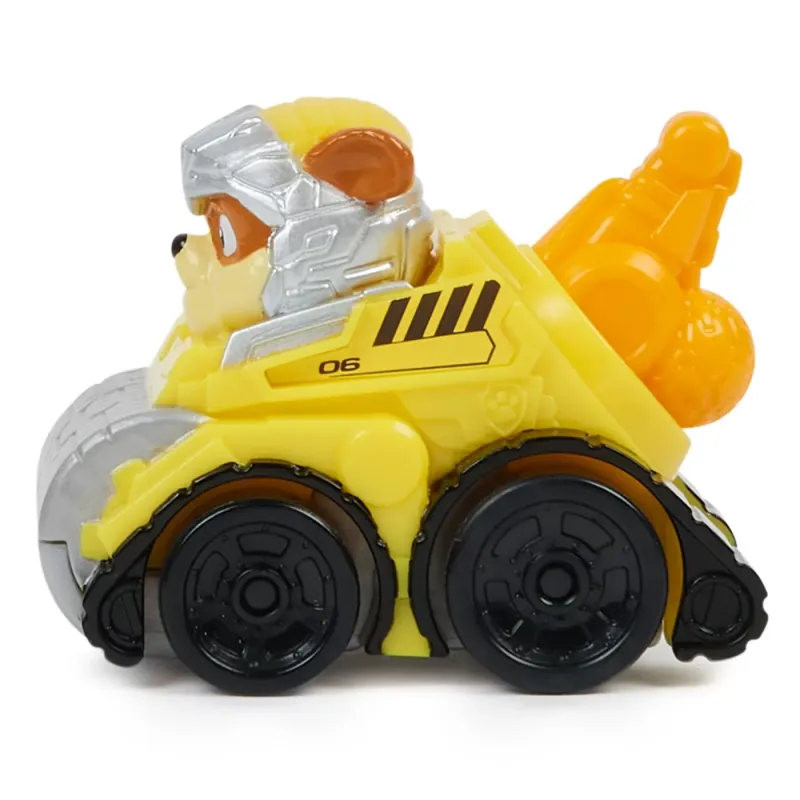 PATRULA CĂȚELUSILOR PUP SQUAD RACERS VEHICUL METALIC RUBBLE SCARA 1:55