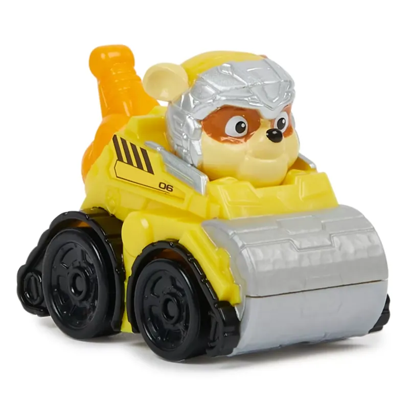 PATRULA CĂȚELUSILOR PUP SQUAD RACERS VEHICUL METALIC RUBBLE SCARA 1:55