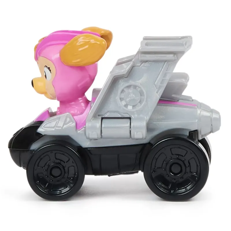 PATRULA CĂȚELUSILOR PUP SQUAD RACERS VEHICUL METALIC SKYE SCARA 1:55