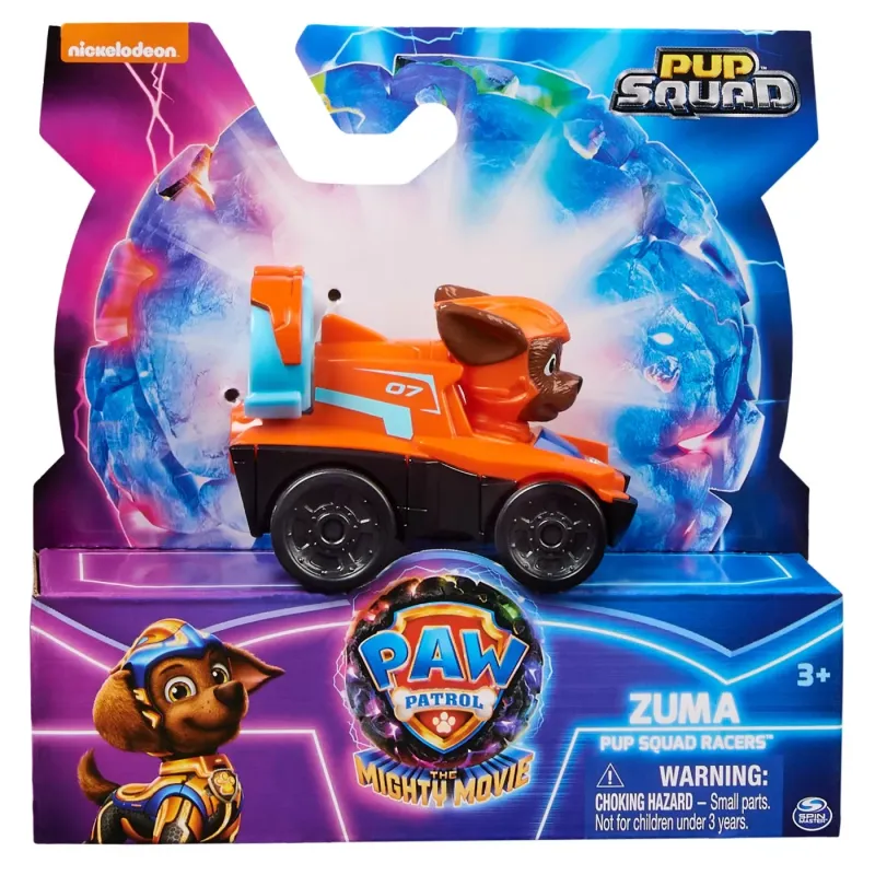 PATRULA CĂȚELUSILOR PUP SQUAD RACERS VEHICUL METALIC ZUMA SCARA 1:55