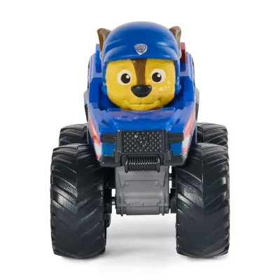 PATRULA CĂȚELUSILOR PUP SQUAD RACERS RESCUE WHEELS VEHICUL METALIC CHASE SCARA 1:55