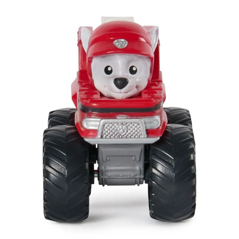 PATRULA CĂȚELUSILOR PUP SQUAD RACERS RESCUE WHEELS VEHICUL METALIC MARSHALL SCARA 1:55