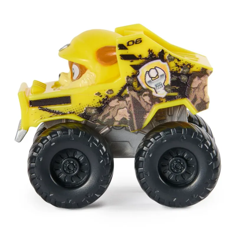 PATRULA CĂȚELUSILOR PUP SQUAD RACERS RESCUE WHEELS VEHICUL METALIC RUBBLE SCARA 1:55