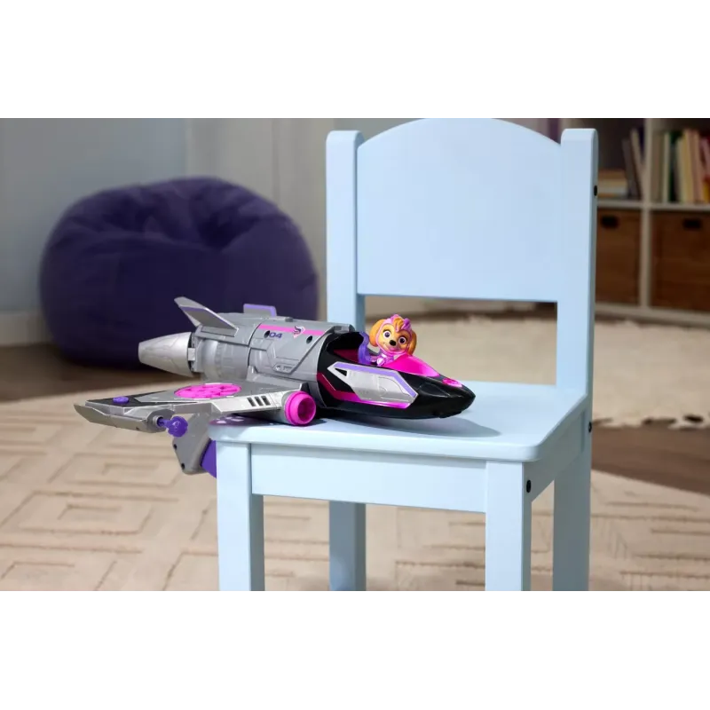PATRULA CĂȚELUSILOR VEHICUL TRANSFORMATOR SKYE MIGHTY MOVIE JET
