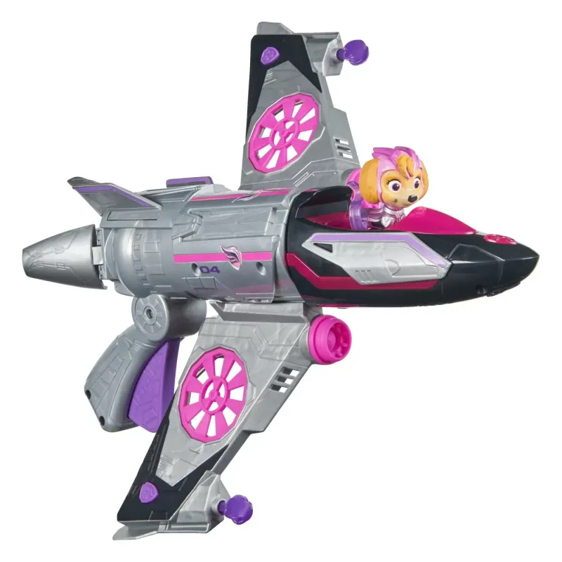 PATRULA CĂȚELUSILOR VEHICUL TRANSFORMATOR SKYE MIGHTY MOVIE JET