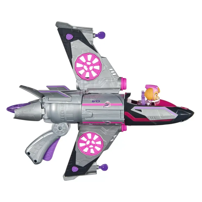 PATRULA CĂȚELUSILOR VEHICUL TRANSFORMATOR SKYE MIGHTY MOVIE JET