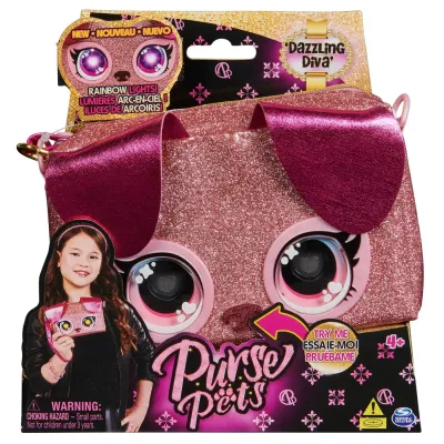 PURSE PETS RAINBOW LIGHTS GENTUȚĂ INTERACTIVA DAZZLING DIVA