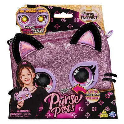 PURSE PETS RAINBOW LIGHTS GENTUȚĂ INTERACTIVA PURDY PURRFECT