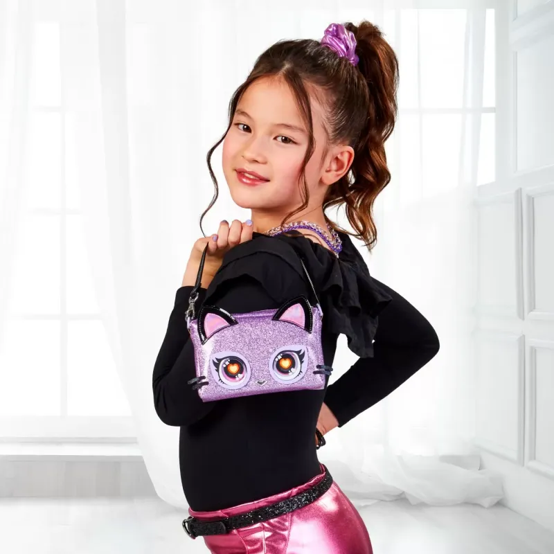 PURSE PETS RAINBOW LIGHTS GENTUȚĂ INTERACTIVA PURDY PURRFECT