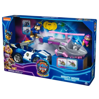 PATRULA CĂȚELUSILOR MIGHTY MOVIE SET 2 VEHICULE