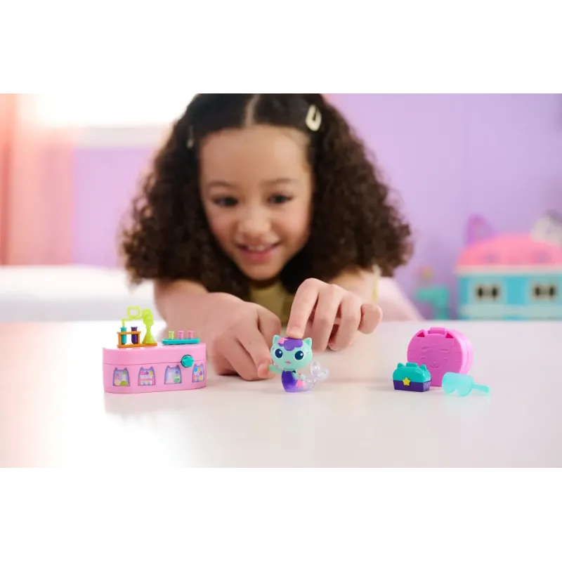 GABBYS DOLLHOUSE BOBBLE KITTY MERCAT ȘI CAMERA POTIUNILOR