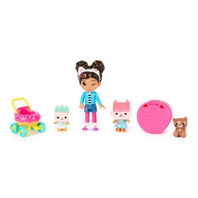 GABBYS DOLLHOUSE SET FIGURINE KITTY CARE