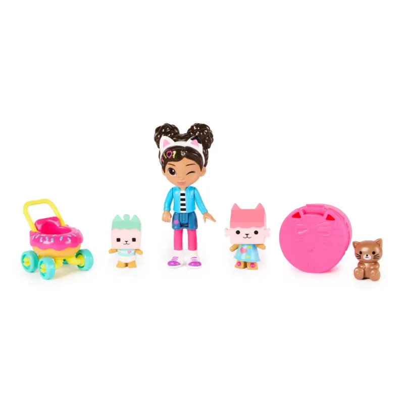 GABBYS DOLLHOUSE SET FIGURINE KITTY CARE