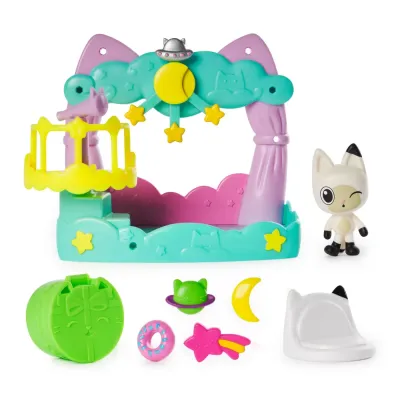 GABBYS DOLLHOUSE SET BALCON DECORAT A LUI PANDY PAWS