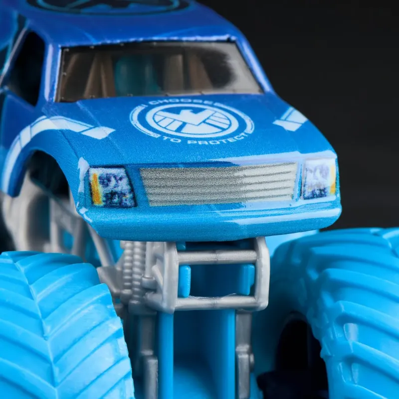MONSTER JAM MARVEL CAMION GIGANT SHIELD SCARA 1 LA 64