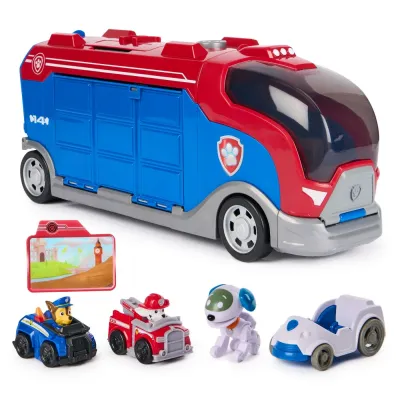 PATRULA CĂȚELUSILOR PUP SQUAD ȘI ROBO DOG CAMION MISIUNI DE SALVARE