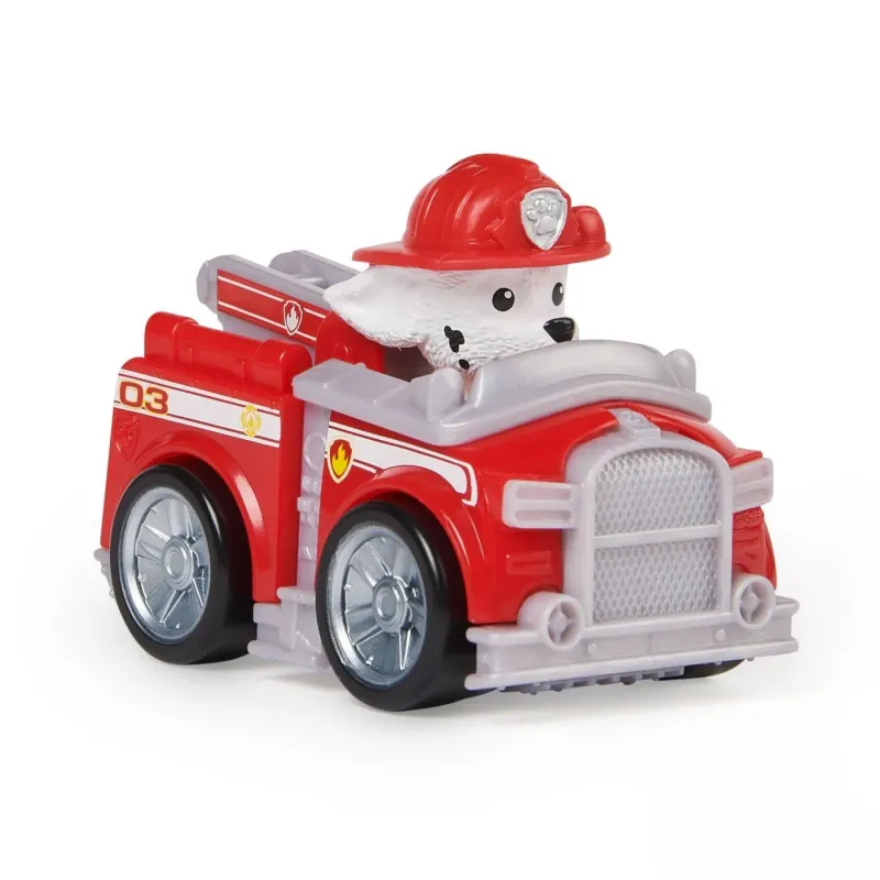 PATRULA CĂȚELUSILOR PUP SQUAD RACERS VEHICUL CU FIGURINĂ MARSHALL