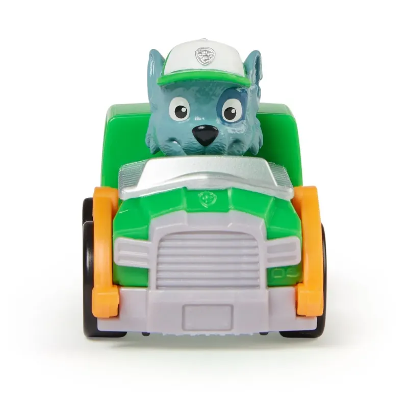 PATRULA CĂȚELUSILOR PUP SQUAD RACERS VEHICUL CU FIGURINĂ ROCKY