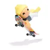 TECH DECH SK8 CREW PACHET PLACA ȘI FIGURINĂ 9.6CM SAPCA GALBENA