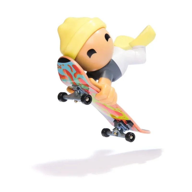 TECH DECH SK8 CREW PACHET PLACA ȘI FIGURINĂ 9.6CM SAPCA GALBENA
