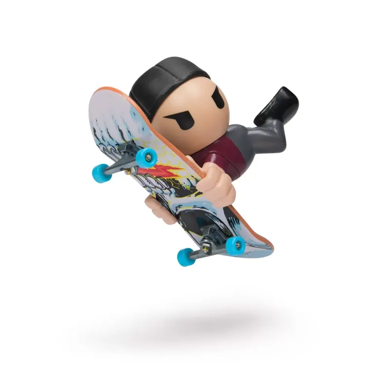 TECH DECH SK8 CREW PACHET 2 SETURI PLACA ȘI FIGURINĂ 9.6CM SAPCA NEAGRA ȘI CASCA NEAGRA