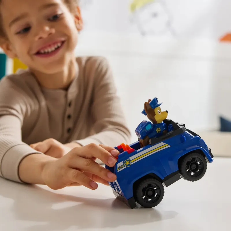 PATRULA CĂȚELUSILOR SET VEHICUL DE BAZA PATROL CRUISER ȘI FIGURINĂ CHASE