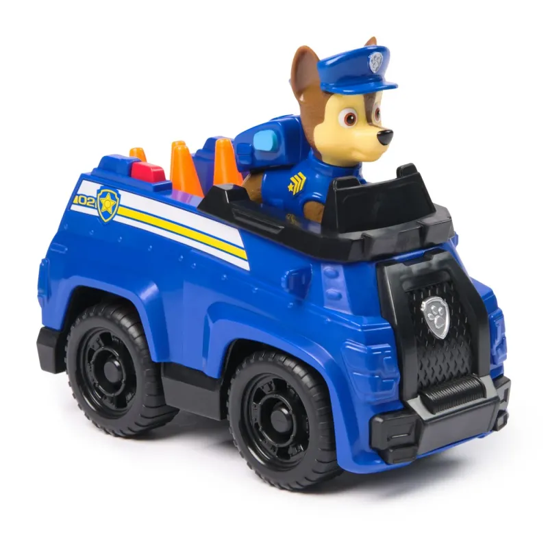 PATRULA CĂȚELUSILOR SET VEHICUL DE BAZA PATROL CRUISER ȘI FIGURINĂ CHASE