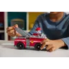 PATRULA CĂȚELUSILOR SET VEHICUL DE BAZA MAȘINĂ DE POMPIERI ȘI FIGURINĂ MARSHALL
