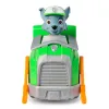 PATRULA CĂȚELUSILOR SET VEHICUL DE BAZA CAMIONUL DE RECICLARE  ȘI FIGURINĂ ROCKY