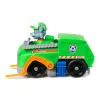 PATRULA CĂȚELUSILOR SET VEHICUL DE BAZA CAMIONUL DE RECICLARE  ȘI FIGURINĂ ROCKY