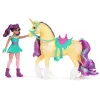 UNICORN ACADEMY SET UNICORN LEAF ȘI PAPUSA AVA