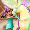 UNICORN ACADEMY SET UNICORN LEAF ȘI PAPUSA AVA