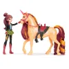 UNICORN ACADEMY SET UNICORN CINDER ȘI PAPUSA VALENTINA