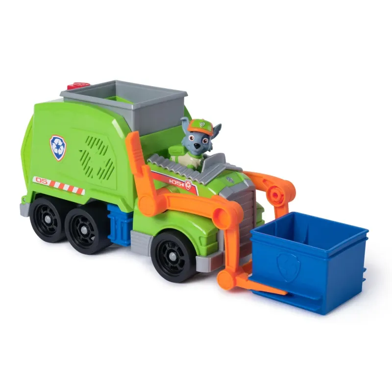 PATRULA CĂȚELUSILOR ROCKY ȘI CAMIONUL DE RECICLARE CRUSH N ROLL