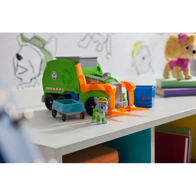 PATRULA CĂȚELUSILOR ROCKY ȘI CAMIONUL DE RECICLARE CRUSH N ROLL