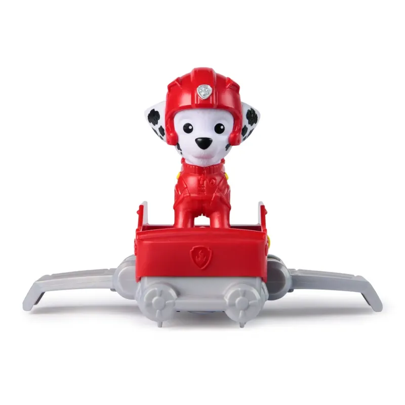 PATRULA CĂȚELUSILOR ACTION PUPS SET VEHICUL DE SALVARE HOVERBOARD ȘI FIGURINĂ MARSHALL 5 CM