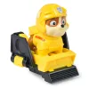 PATRULA CĂȚELUSILOR ACTION PUPS SET VEHICUL DE SALVARE HOVERBOARD ȘI FIGURINĂ RUBBLE 5 CM