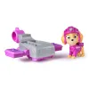 PATRULA CĂȚELUSILOR ACTION PUPS SET VEHICUL DE SALVARE HOVERBOARD ȘI FIGURINĂ SKYE 5 CM