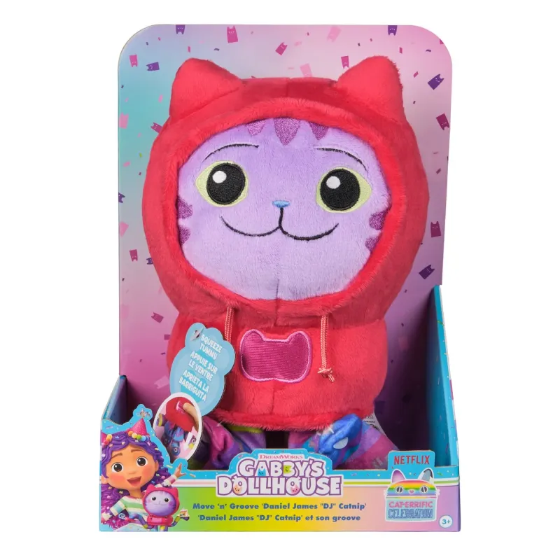 GABBYS DOLLHOUSE JUCĂRIE DE PLUȘ DJ MATZ 25CM