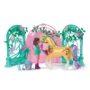 UNICORN ACADEMY SET PAPUSA AVA ȘI UNICORNUL LEAF CU ACCESORII