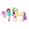 UNICORN ACADEMY SET PAPUSA AVA ȘI UNICORNUL LEAF PLANTA MAGICA