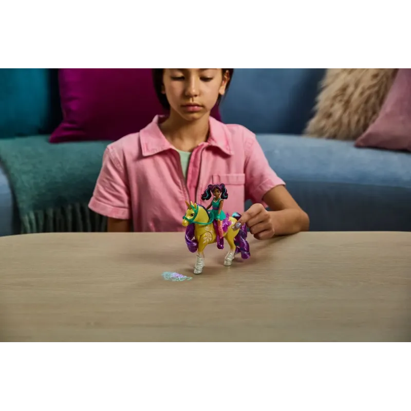 UNICORN ACADEMY SET PAPUSA AVA ȘI UNICORNUL LEAF PLANTA MAGICA