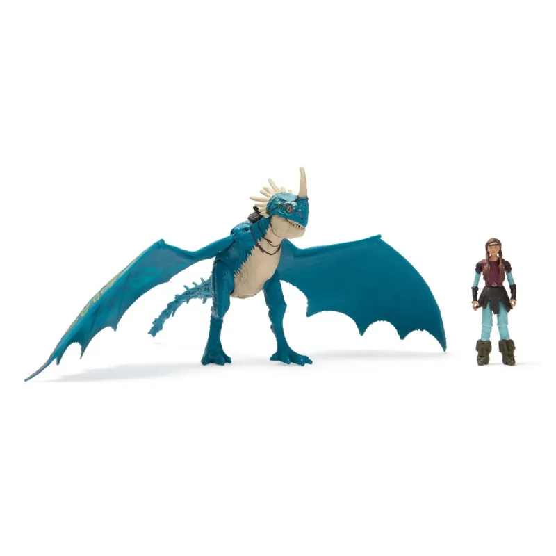 CUM SA ITI DRESEZI DRAGONUL SET DRAGON DEADLY NADDER ȘI FIGURINĂ VIKING ASTRID