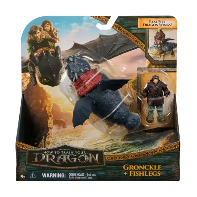 CUM SA ITI DRESEZI DRAGONUL SET DRAGON GRONCKLE ȘI FIGURINĂ VIKING FISHLEGS