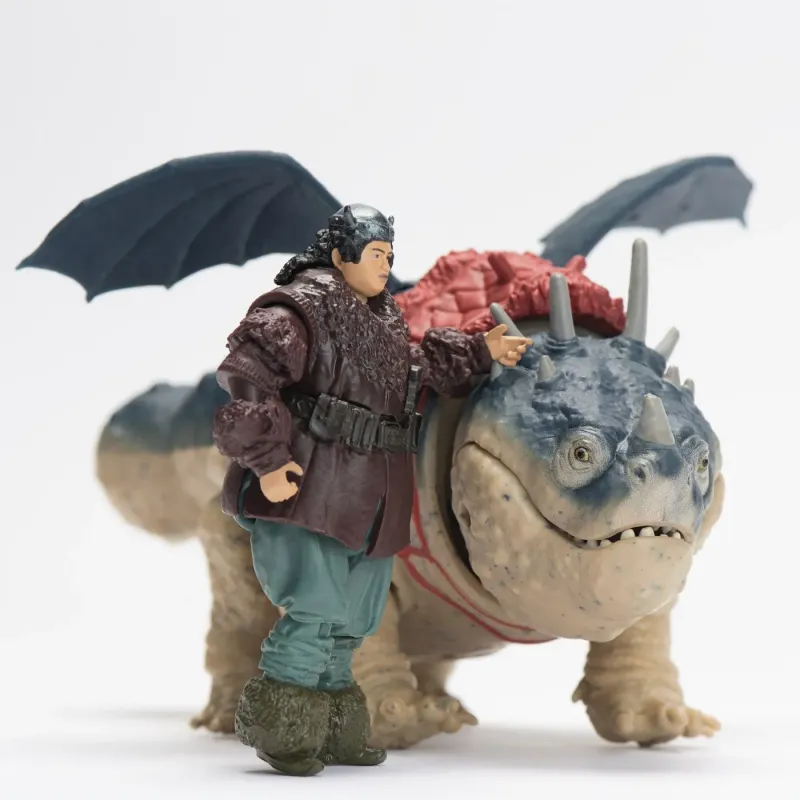 CUM SA ITI DRESEZI DRAGONUL SET DRAGON GRONCKLE ȘI FIGURINĂ VIKING FISHLEGS