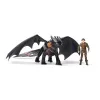 CUM SA ITI DRESEZI DRAGONUL SET DRAGON TOOTHLESS ȘI FIGURINĂ VIKING HICCUP